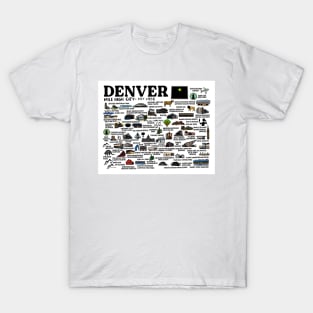 Denver Map T-Shirt